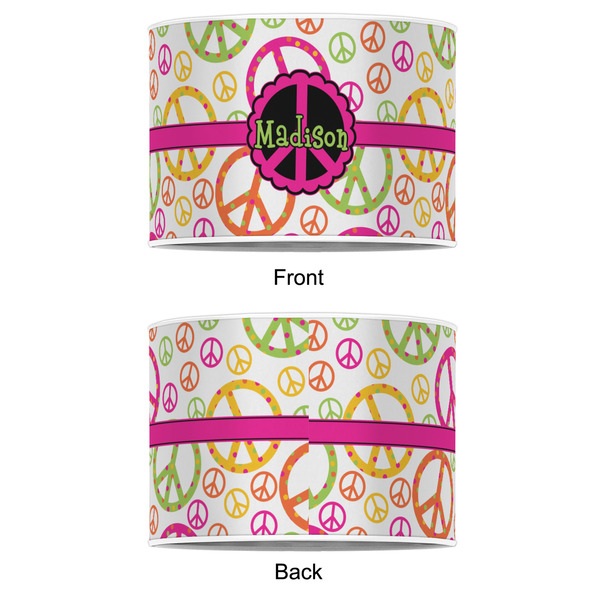 Peace Sign 12" Drum Lampshade - APPROVAL (Poly Film)