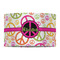 Peace Sign 12" Drum Lampshade - FRONT (Fabric)