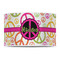 Peace Sign 12" Drum Lampshade - FRONT (Poly Film)