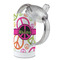 Peace Sign 12 oz Stainless Steel Sippy Cups - Top Off