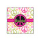 Peace Sign Wood Print - 12x12 (Personalized)