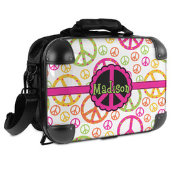 Peace Sign Hard Shell Briefcase - 15" (Personalized)