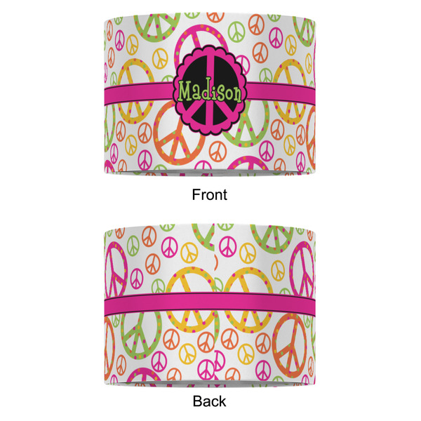 Peace Sign 16" Drum Lampshade - APPROVAL (Fabric)