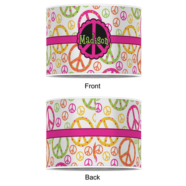Peace Sign 16" Drum Lampshade - APPROVAL (Poly Film)