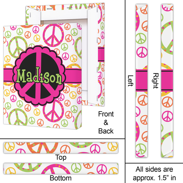 Peace Sign 16x20 - Canvas Print - Approval