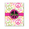 Peace Sign 16x20 Wood Print - Front View