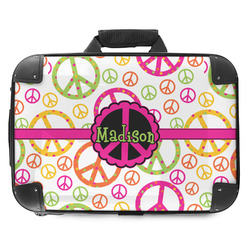 Peace Sign Hard Shell Briefcase - 18" (Personalized)