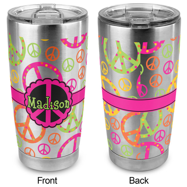 Peace Sign 20oz SS Tumbler - Full Print - Approval