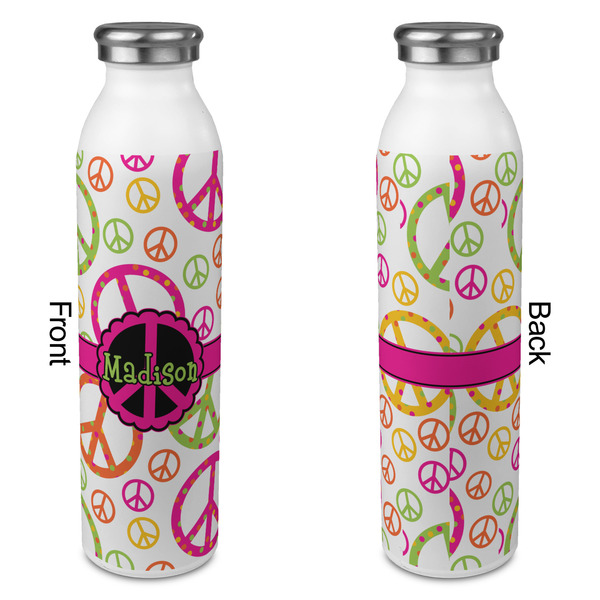Peace Sign 20oz Water Bottles - Full Print - Approval