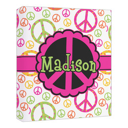 Peace Sign Canvas Print - 20x24 (Personalized)