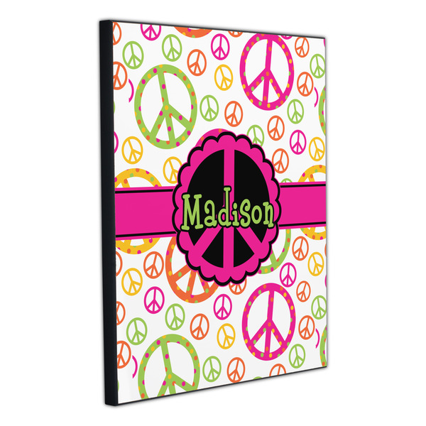 Peace Sign 20x24 Wood Print - Angle View