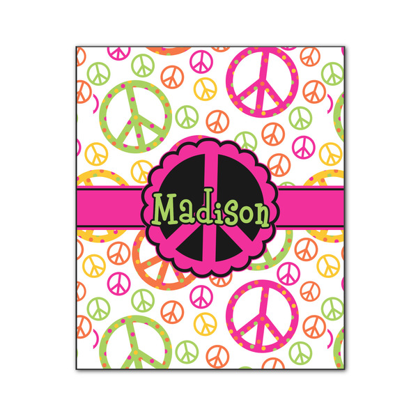 Custom Peace Sign Wood Print - 20x24 (Personalized)