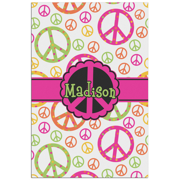 Custom Peace Sign Poster - Matte - 24x36 (Personalized)