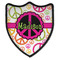 Peace Sign 3 Point Shield