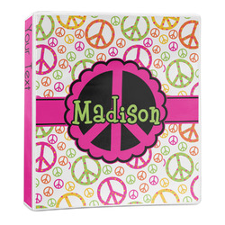 Peace Sign 3-Ring Binder - 1 inch (Personalized)