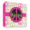 Peace Sign 3 Ring Binders - Full Wrap - 3" - FRONT