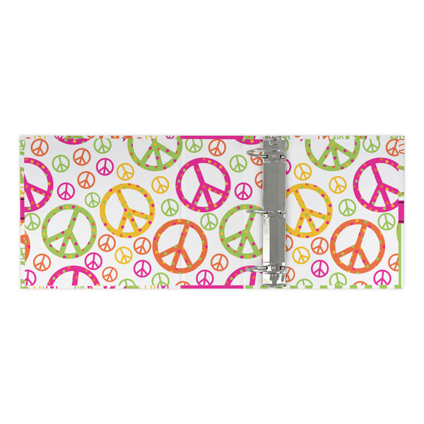 Peace Sign 3 Ring Binders - Full Wrap - 3" - OPEN INSIDE