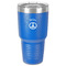 Peace Sign 30 oz Stainless Steel Tumbler - Royal Blue - Single-Sided (Personalized)