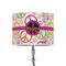 Peace Sign 8" Drum Lampshade - ON STAND (Poly Film)