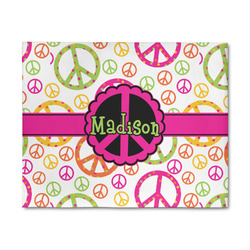 Peace Sign 8' x 10' Indoor Area Rug (Personalized)