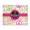 Peace Sign 8' x 10' Indoor Area Rug (Personalized)