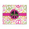 Peace Sign 8'x10' Patio Rug - Front/Main