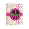 Peace Sign 8x10 - Canvas Print - Angled View