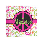 Peace Sign Canvas Print - 8x8 (Personalized)