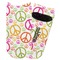 Peace Sign Adult Ankle Socks - Single Pair - Front and Back