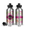 Peace Sign Aluminum Water Bottle - Front and Back