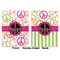 Peace Sign Baby Blanket (Double Sided - Printed Front and Back)