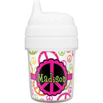 Peace Sign Baby Sippy Cup (Personalized)