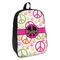 Peace Sign Backpack - angled view