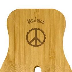 Peace Sign Bamboo Salad Mixing Hand (Personalized)