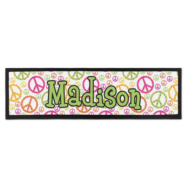 Custom Peace Sign Bar Mat (Personalized)