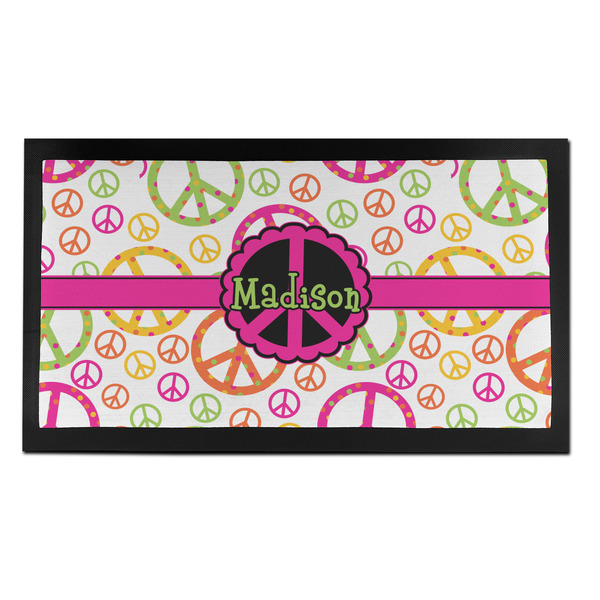 Peace Sign Bar Mat - Small - FRONT