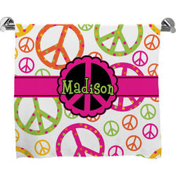 Peace Sign Bath Towel (Personalized)