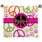 Peace Sign Bath Towel (Personalized)