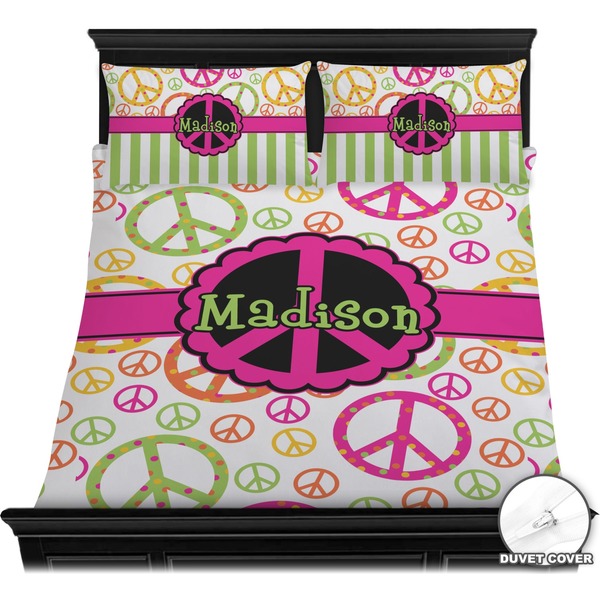 Peace Sign Bedding Set (Queen) - Duvet
