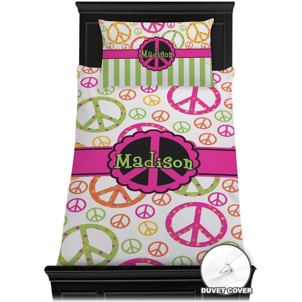 Peace Sign Bedding Set (Twin) - Duvet