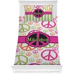 Peace Sign Comforter Set - Twin (Personalized)