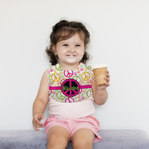 Peace Sign Bib Lifestyle Girl