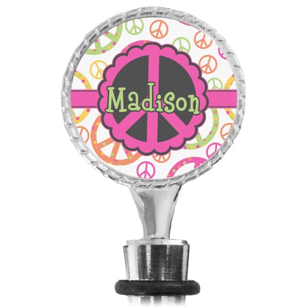 Peace Sign Bottle Stopper Main View