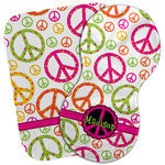 Peace Sign Burp Cloth (Personalized)