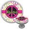 Peace Sign Cabinet Knob (Silver) (Personalized)