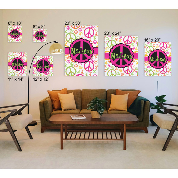 Peace Sign Canvas Prints - Multiple Sizes