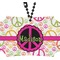 Peace Sign Rear View Mirror Ornament (Personalized)