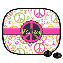 Peace Sign Car Side Window Sun Shade (Personalized)