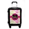Peace Sign Carry On Hard Shell Suitcase - Front