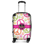 Peace Sign Suitcase - 20" Carry On (Personalized)